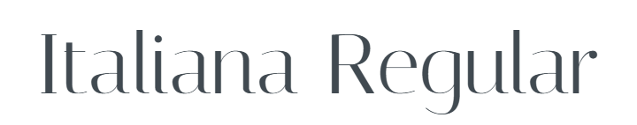 Italiana-Regular