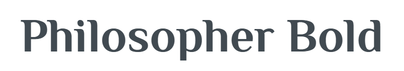 Philosopher-Bold