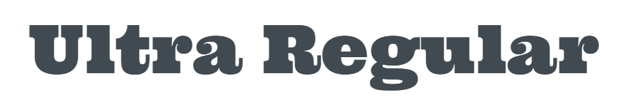 Ultra-Regular