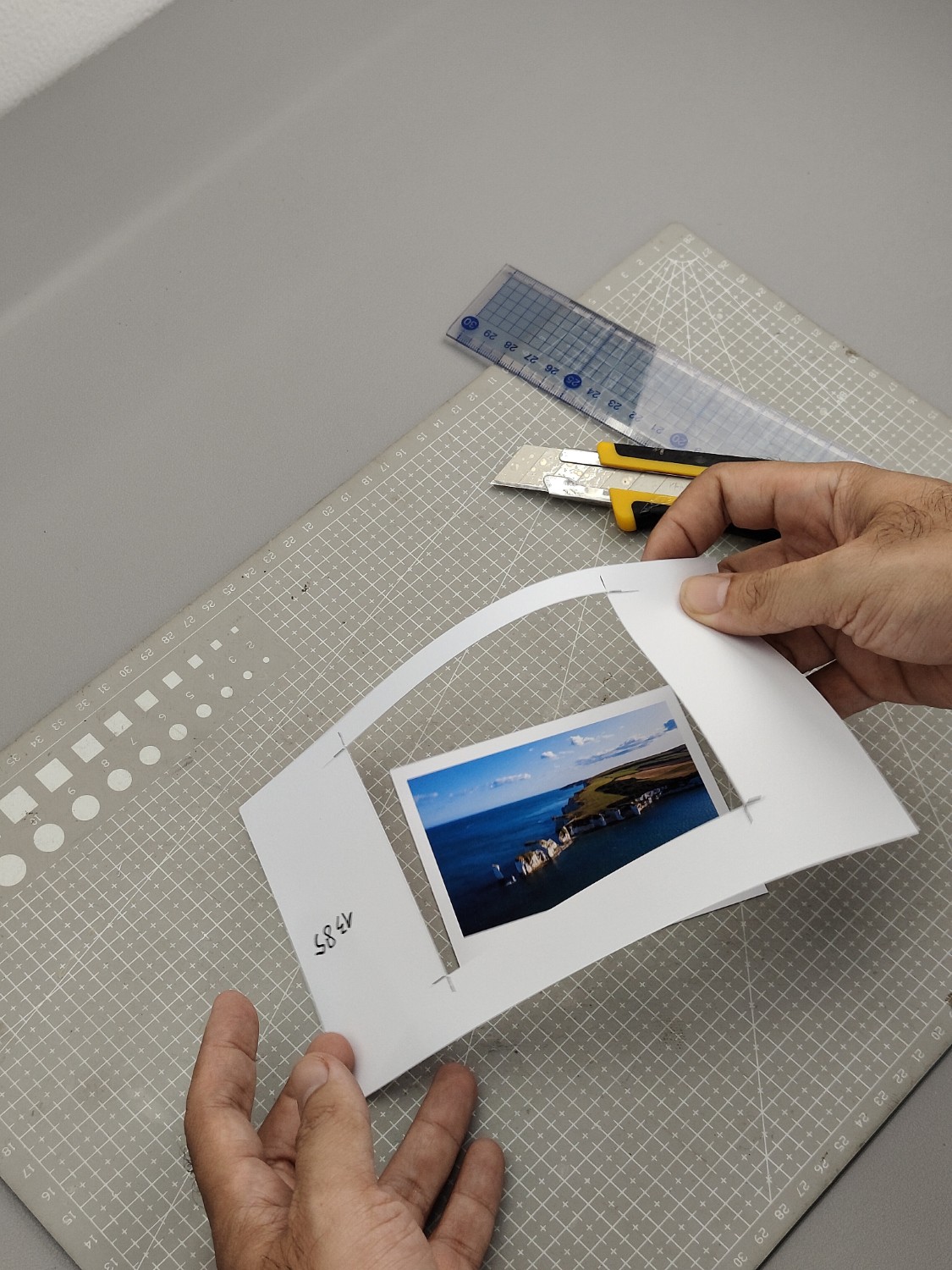 landscape instax photo before cutting process - thumbnail